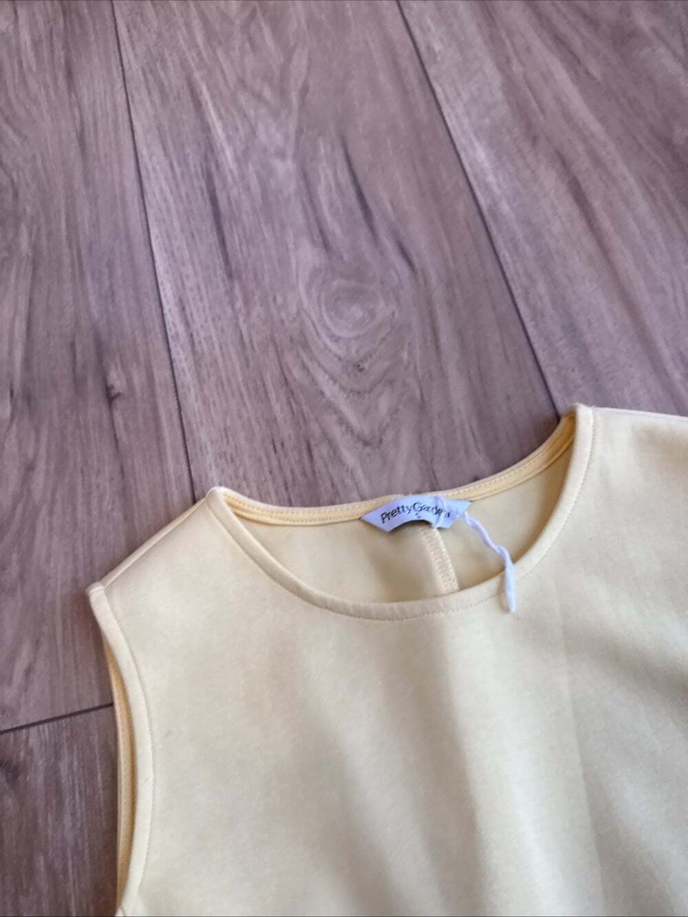 Summer Women Sleeveless A-Line Mini Dress Cocktail Graduation Party Skater Sz Sm - Picture 6 of 8